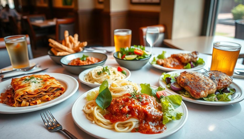 Olive Garden Signature Lunch Dishes