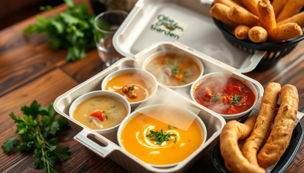 Olive Garden Soup to Go Menu