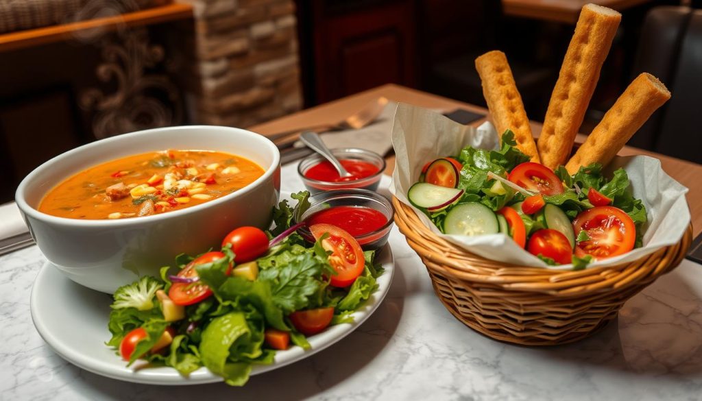 Olive Garden Unlimited Soup and Salad