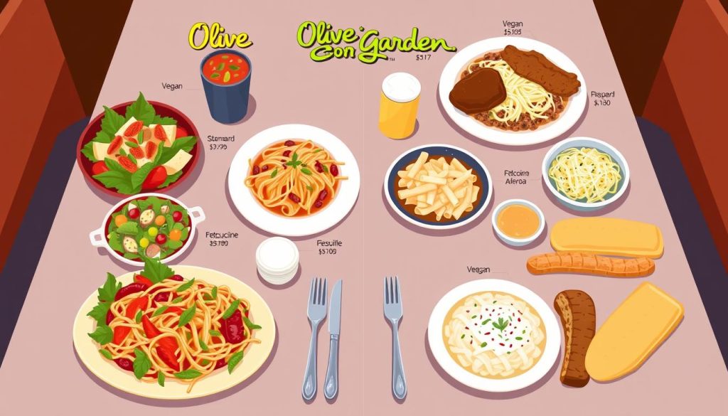 Olive Garden Vegan Menu Price Comparison