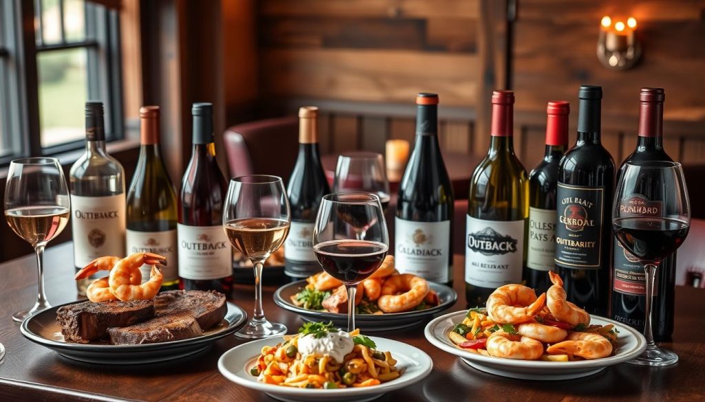 Outback Restaurant Wines Pairing Guide