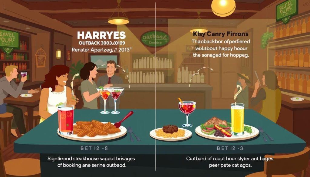 Outback Steakhouse Happy Hour Comparison