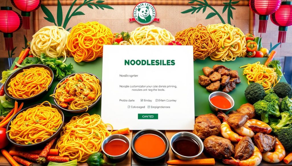 Panda Express Noodle Customization Options