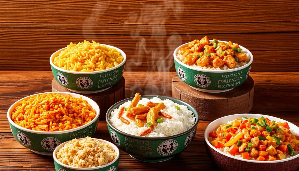 Panda Express rice dishes and rice bowls