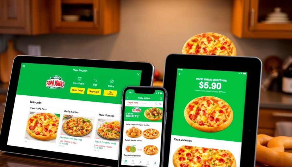 Papa John's Digital Ordering Discounts