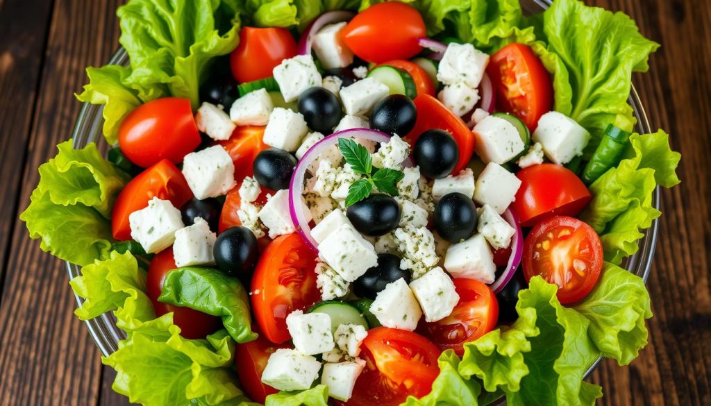 Papa John's Mediterranean Salad Ingredients