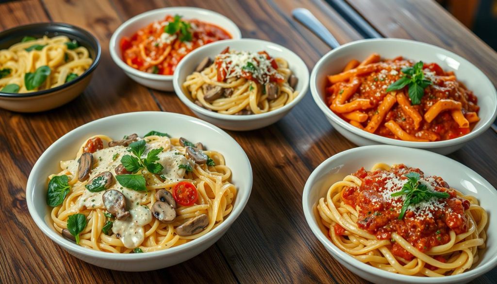 Pizza Hut vegetarian pasta dishes