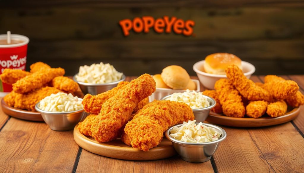 Popeyes Chicken Tenders Combinations