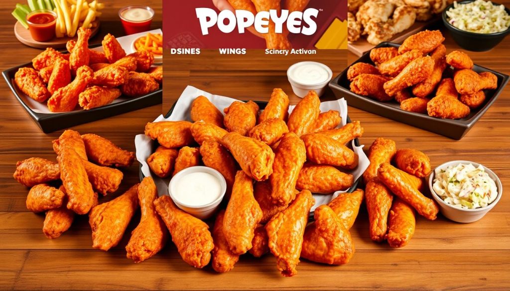 Popeyes Chicken Wings Comparison