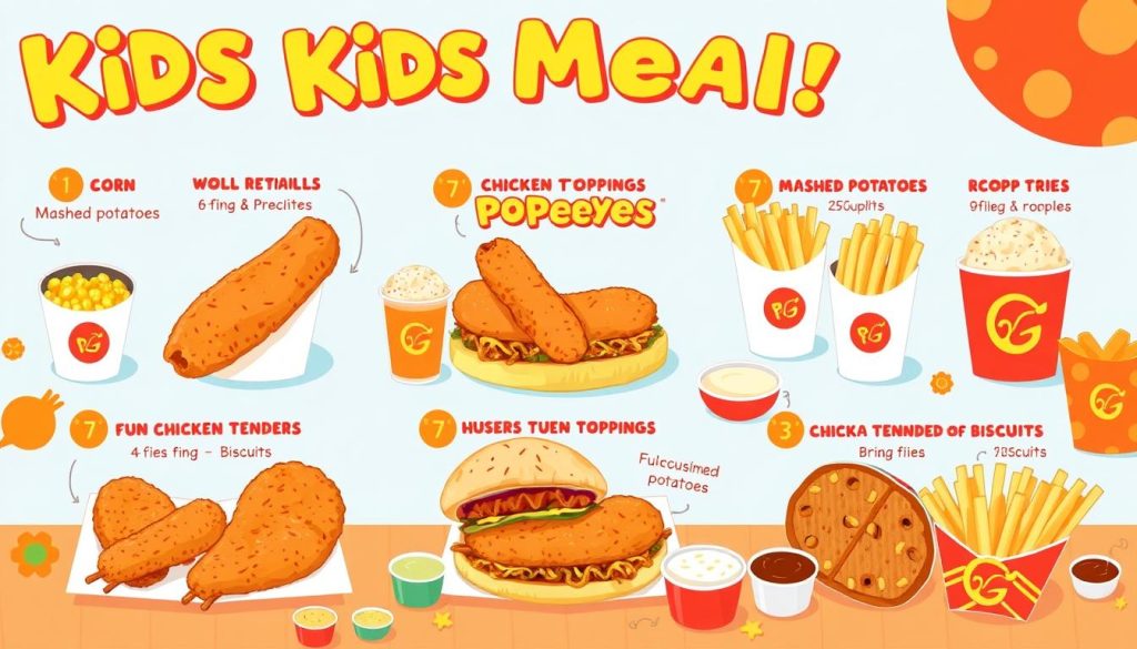 Popeyes Kids Menu Customization Options