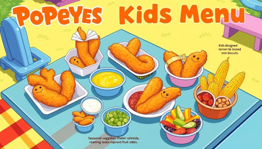 Popeyes Seasonal Kids Menu Offerings