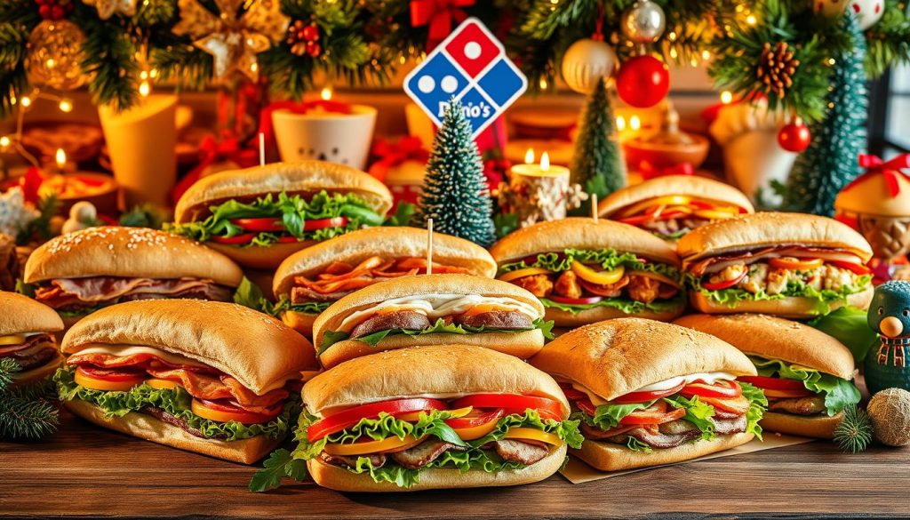 Seasonal Domino's Sandwich Varieties