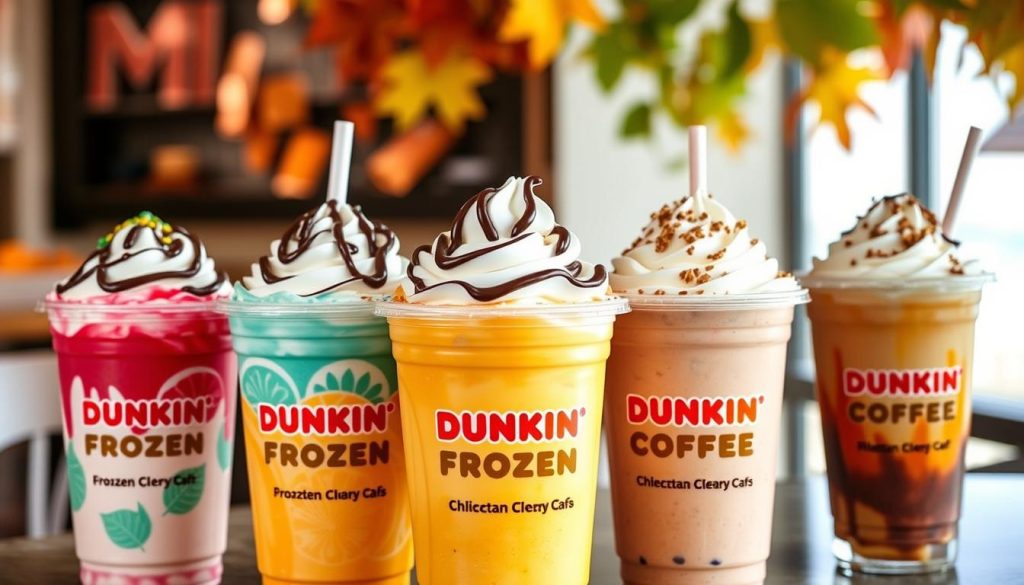 Seasonal Dunkin Frozen Coffee Blends