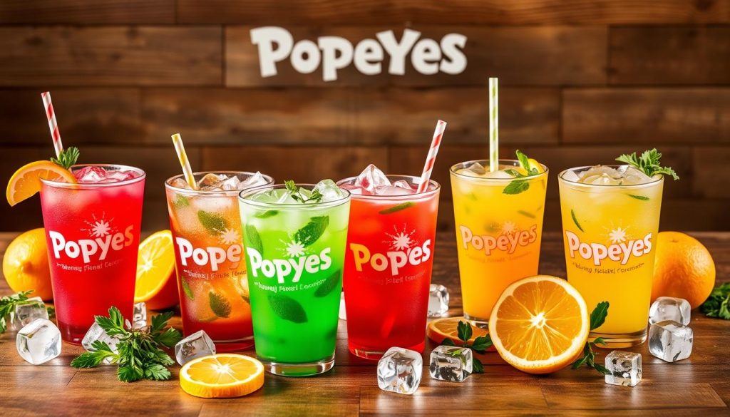 Seasonal Popeyes Beverages