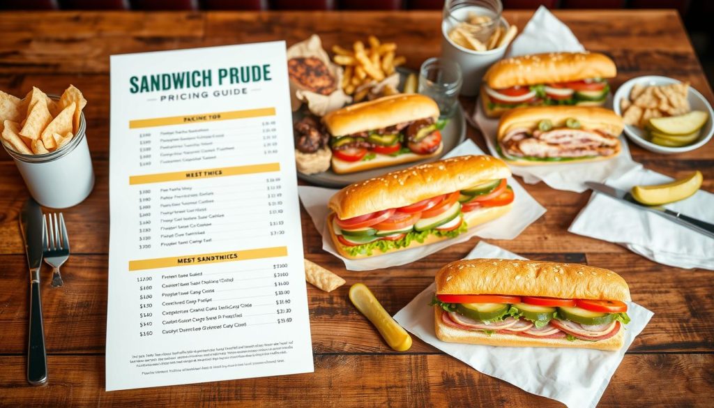 Secret Sandwich Pricing Guide