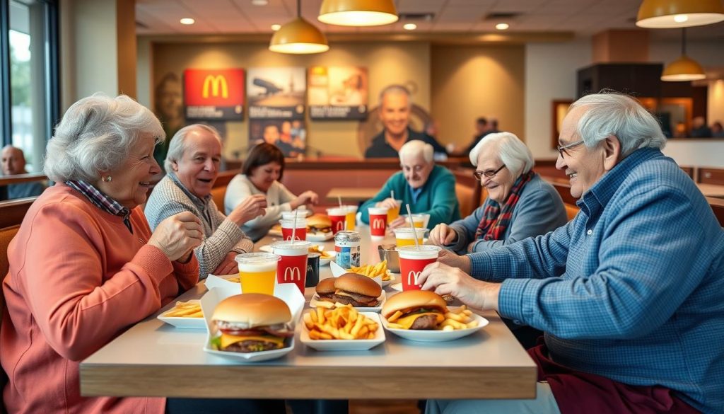 Senior citizen deals at McDonald's