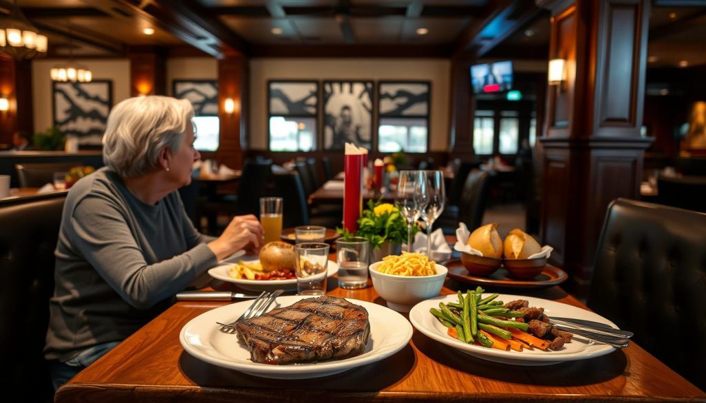 Senior dining options at LongHorn Steakhouse