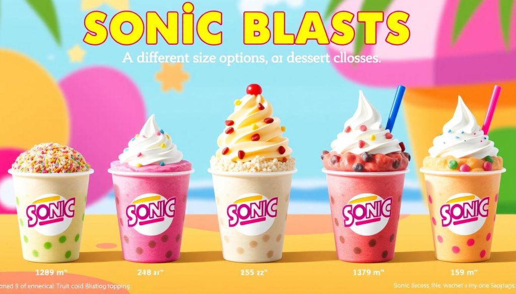 Sonic Blast Size Options