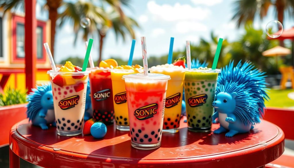 Sonic Boba Tea Favorites