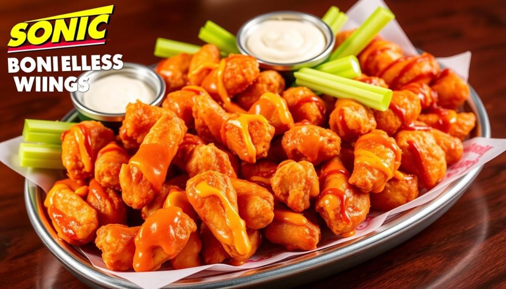 Sonic Boneless Wings Platter