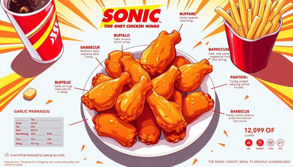 Sonic Chicken Wings Nutrition Facts