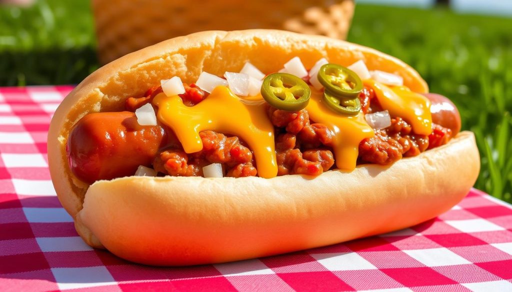 Sonic Chili Cheese Coney Hot Dog