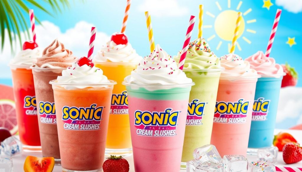 Sonic Cream Slush Favorites