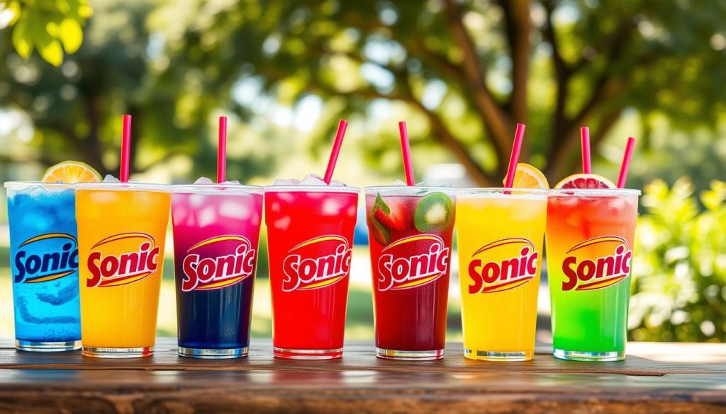 Sonic Drink Selection