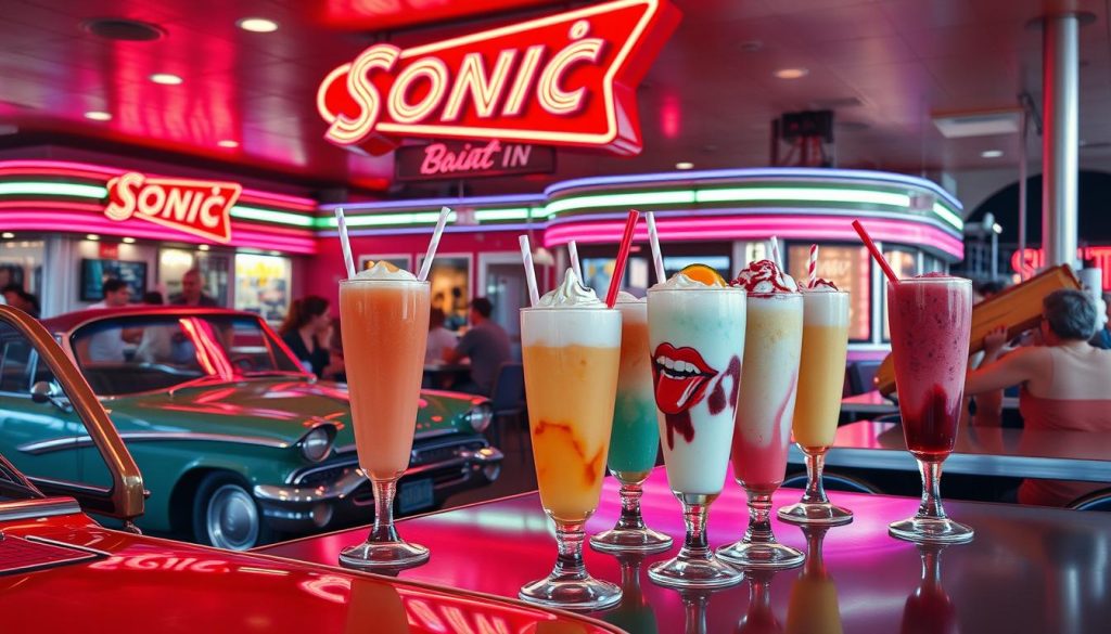 Sonic Drive-In Float Menu History