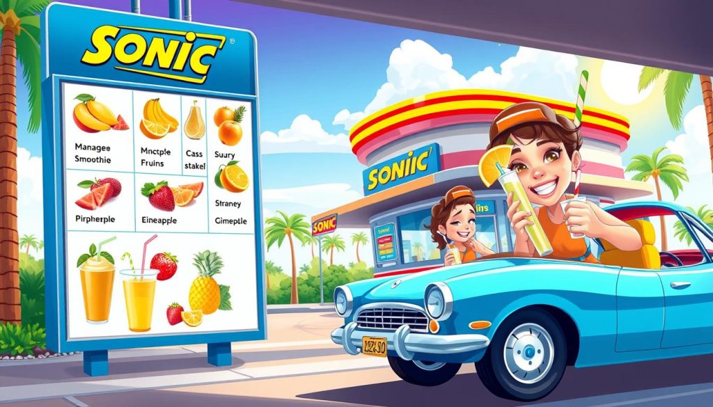 Sonic Smoothie Ordering Methods