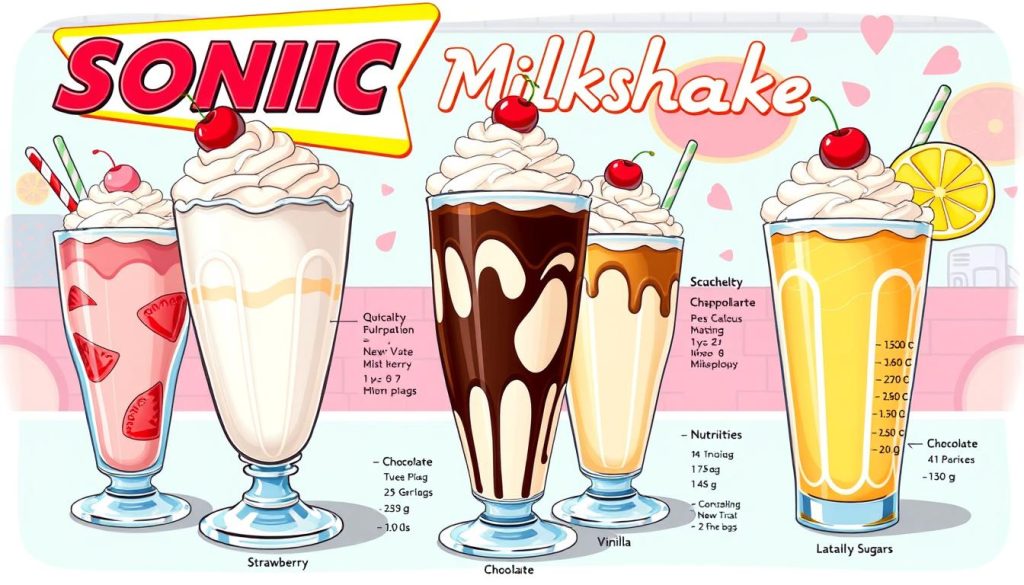 Sonic milkshake menu nutrition facts