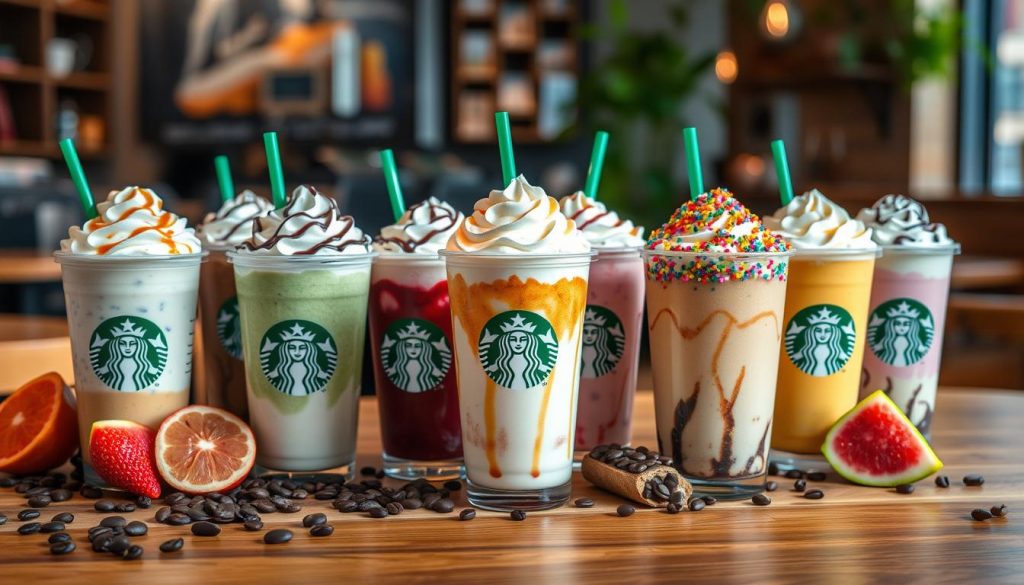 Starbucks Frappuccino Menu Varieties