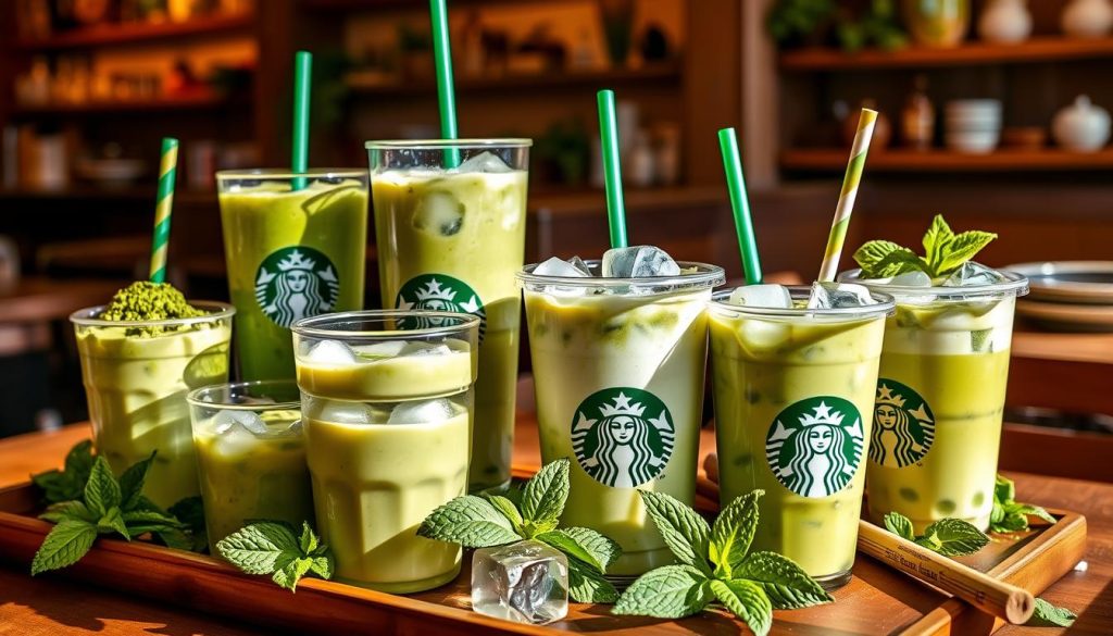 Starbucks Iced Matcha Tea Drinks