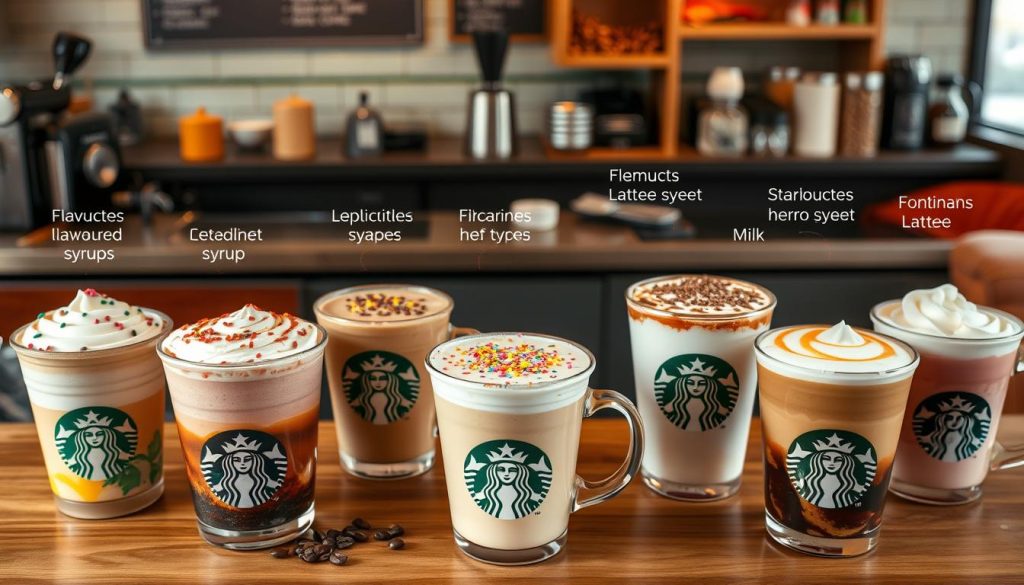 Starbucks Latte Customization Options