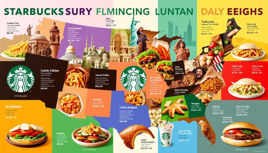 Starbucks Lunch Menu Prices Across Regions