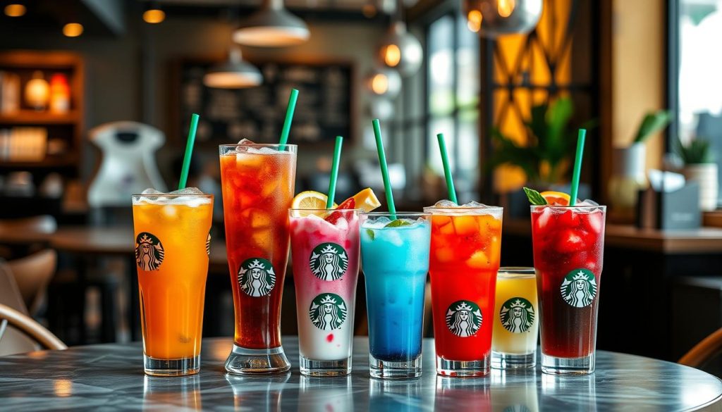 Starbucks Refreshers Menu Size Options