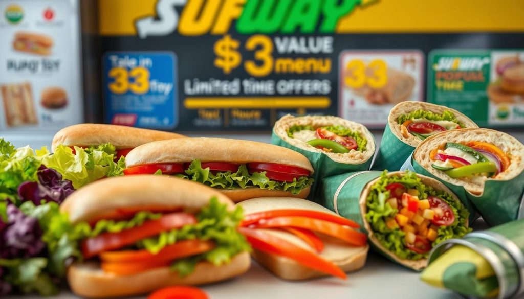 Subway $3 Menu Limited Time Offers