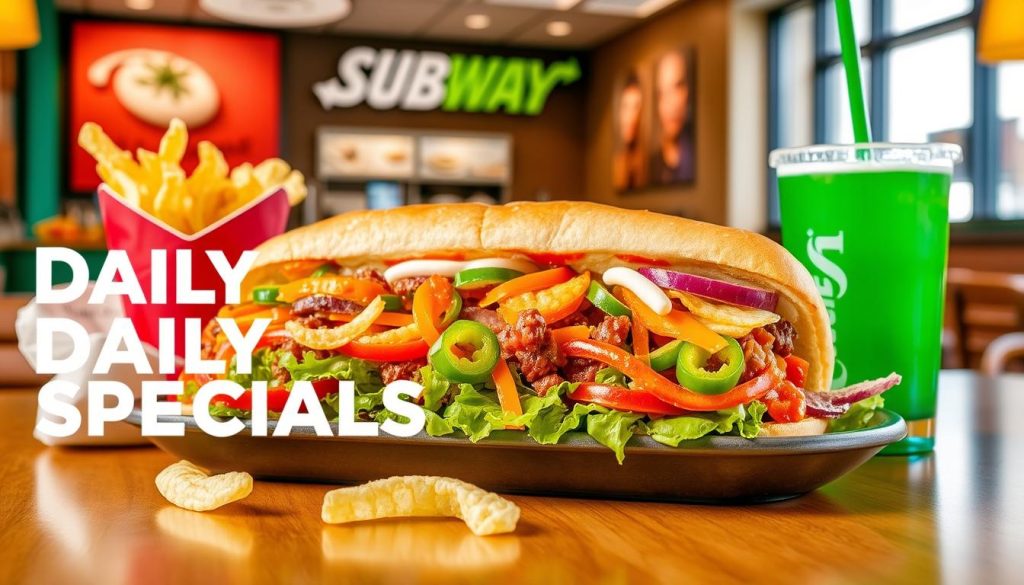 Subway Daily Specials Meal of the Day