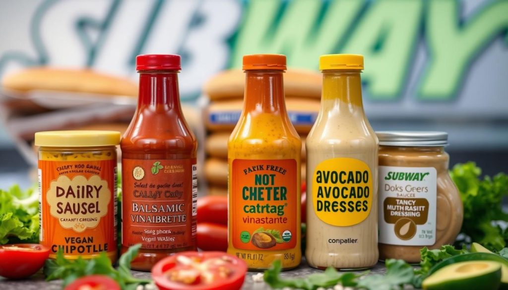 Subway Dairy-Free Sauces Selection