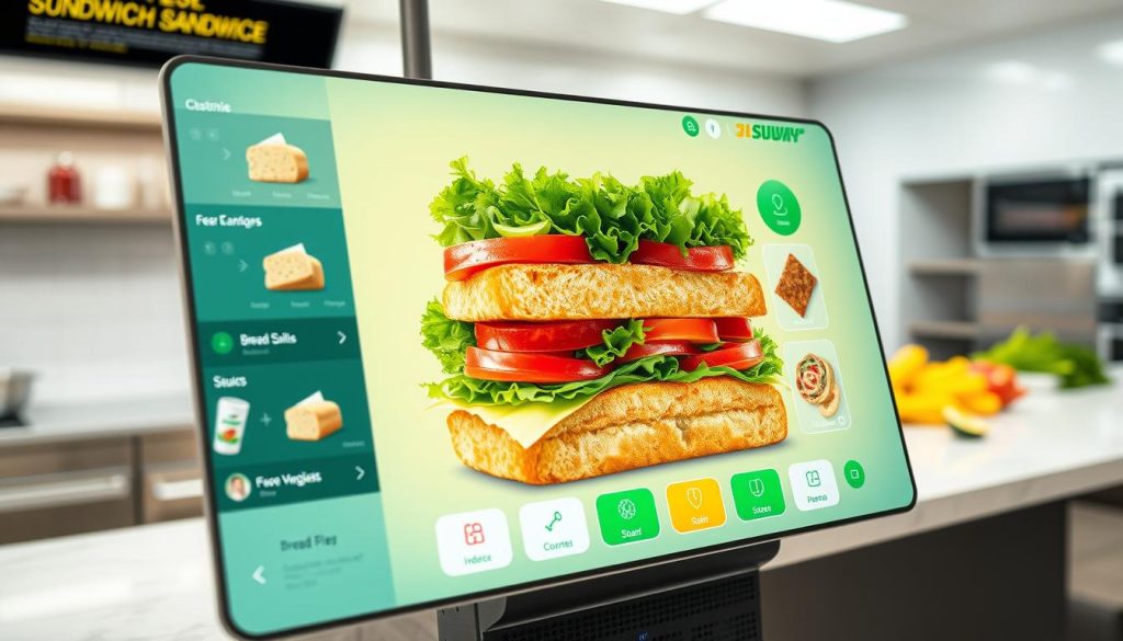 Subway Digital Sandwich Customization Platform