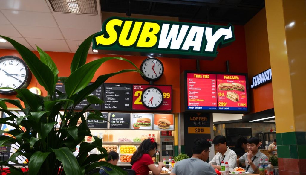 Subway Economical Restaurant Fare Time Restrictions