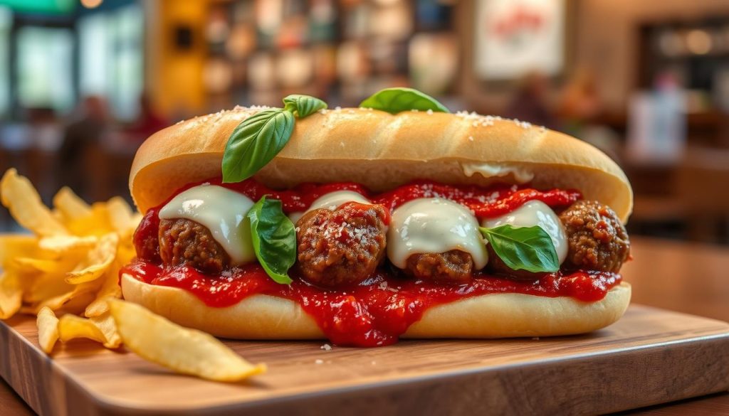 Subway Meatball Marinara Sub