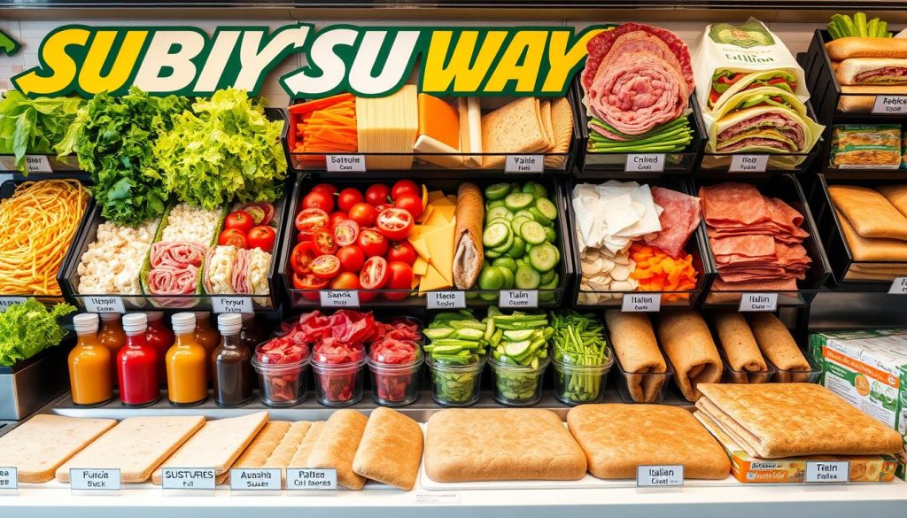 Subway Sandwich Customization Options