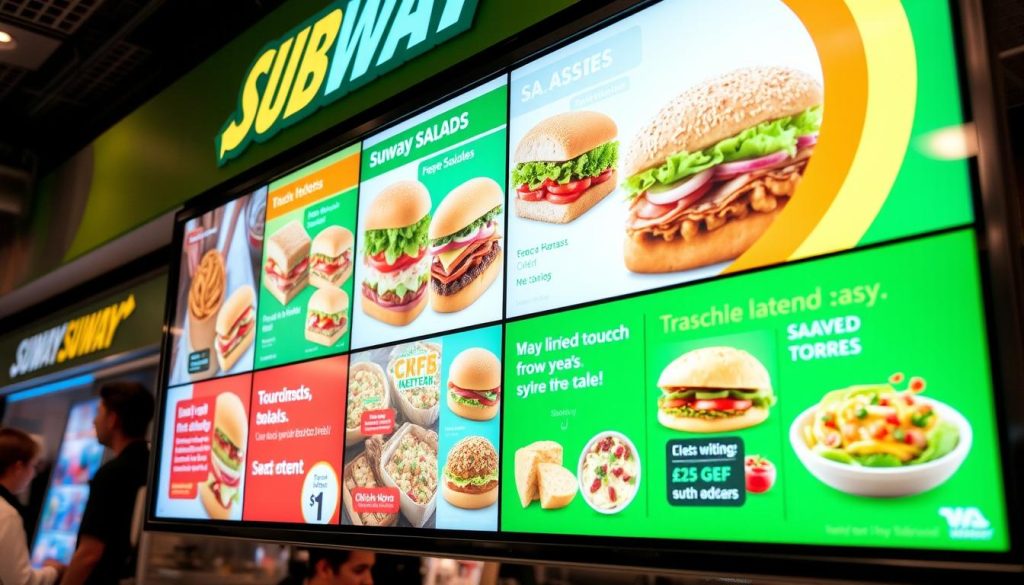 Subway UK Digital Menu Technology