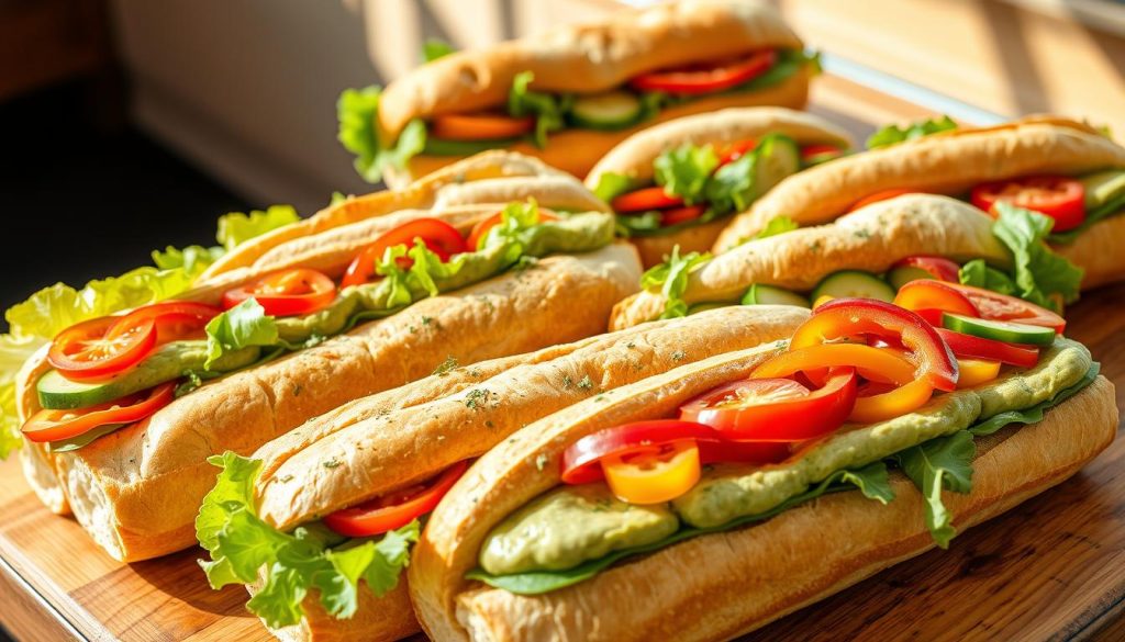 Subway vegetarian hoagie options