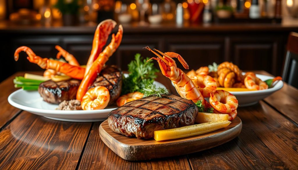 Surf and Turf Dishes at Outback Steakhouse