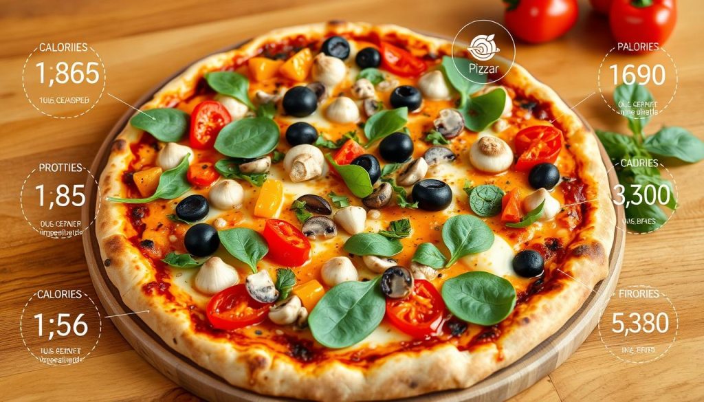 Vegetarian Pizza Nutritional Details