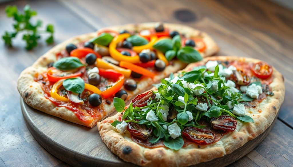 Vegetarian Pizza and Flatbread Selection at Cheesecake Factory