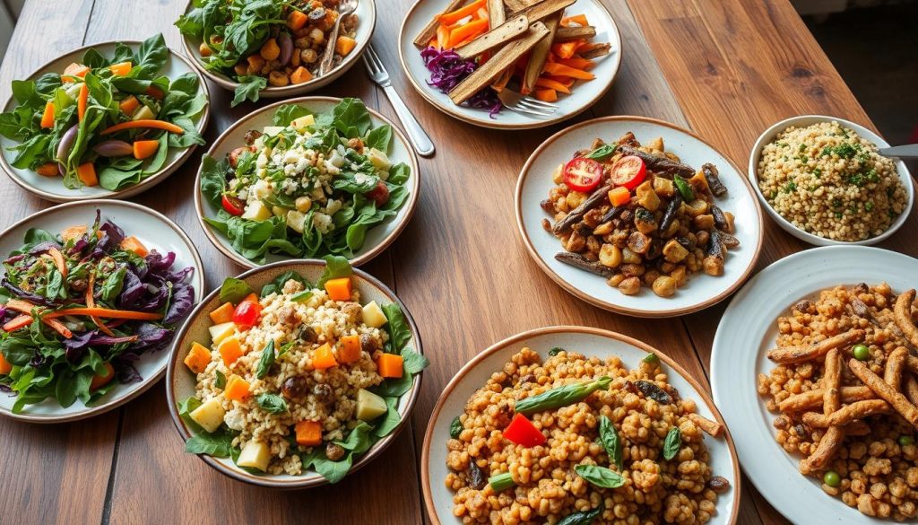 Vegetarian and plant-based options