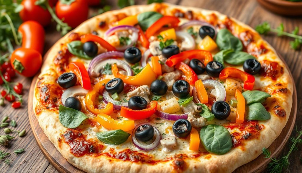 Veggie Lovers Pizza Garden Fresh Toppings